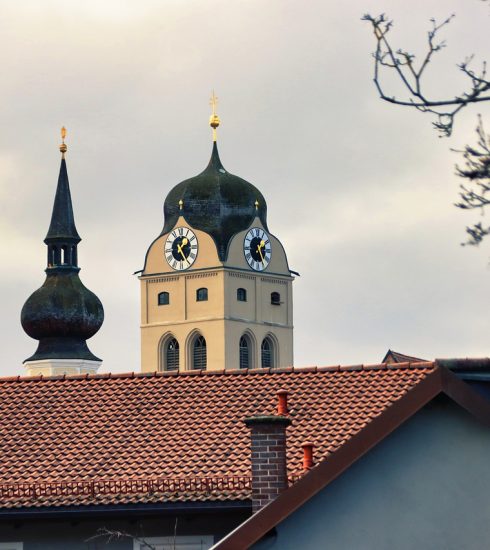 Church Tower Roofs Hidden Duke City  - planet_fox / Pixabay