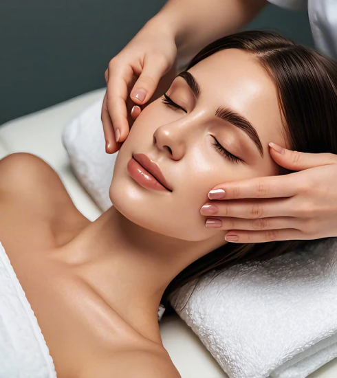 ai generated, facial, clinic, woman, skincare, medical, dermatology